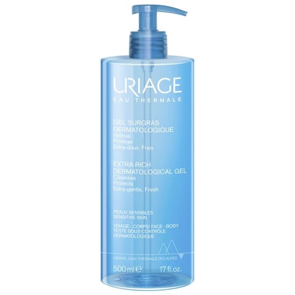 Rengöringsgel - Uriage - 500ml - Hypoallergen - För känslig hud - Blandat