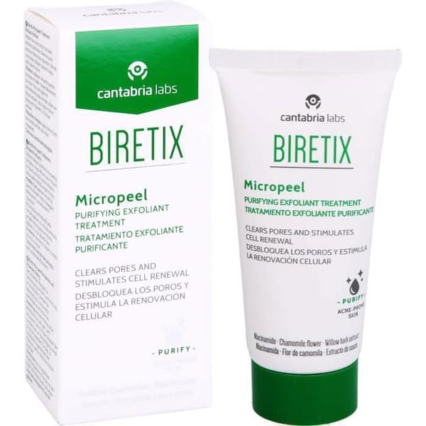 Rengöringsgel - Derma Enzinger - Biretix Mikropeeling - 50 ml - Hypoallergen - För känslig hud