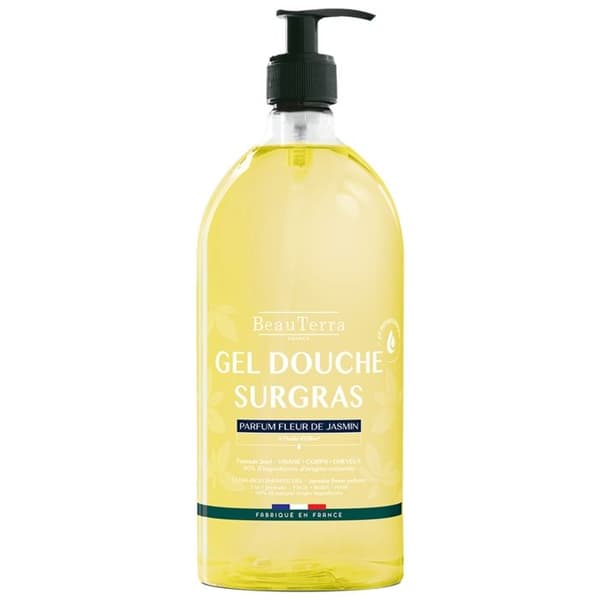 Duschgel - Beauterra - Surgas Jasmin - 1L - Hypoallergen - Blandad