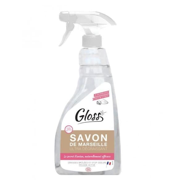 Avfettande Gloss - Marseille & Bikarbonat - 750ml