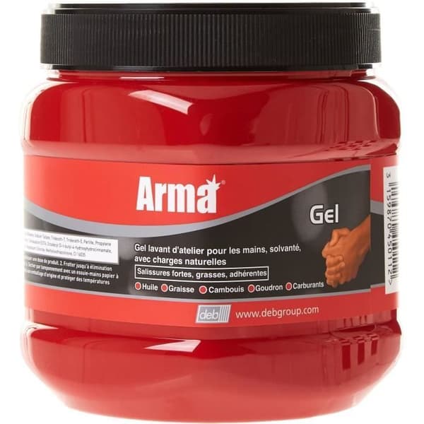 Hand wash gel - ARMA - GEL121 - 1 L - Eliminates greasy dirt - With plant solvent