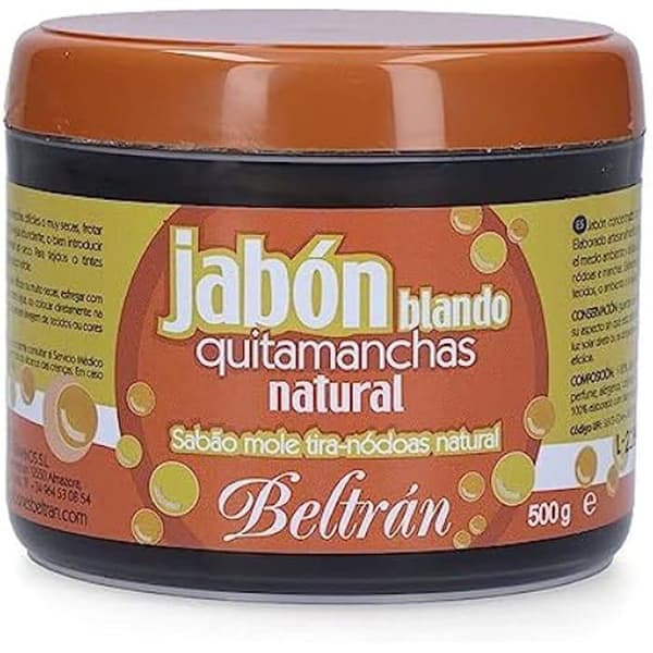 Tvål - BELTRAN - Naturlig pasta - 500g - Parabenfri - Blandad