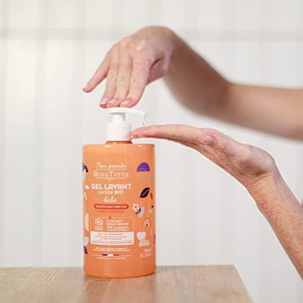 Babytvättgel - BEAUTERRA - BIO - 750ml - Utan Parabener - Daglig Användning