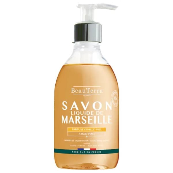 Savon Liquide - Beauterra - Vanilj Honung - 300ml - Utan Parabener - Mixad