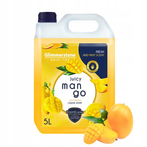 Cremet fugtgivende flydende håndsæbe frisk mango 5L DEN