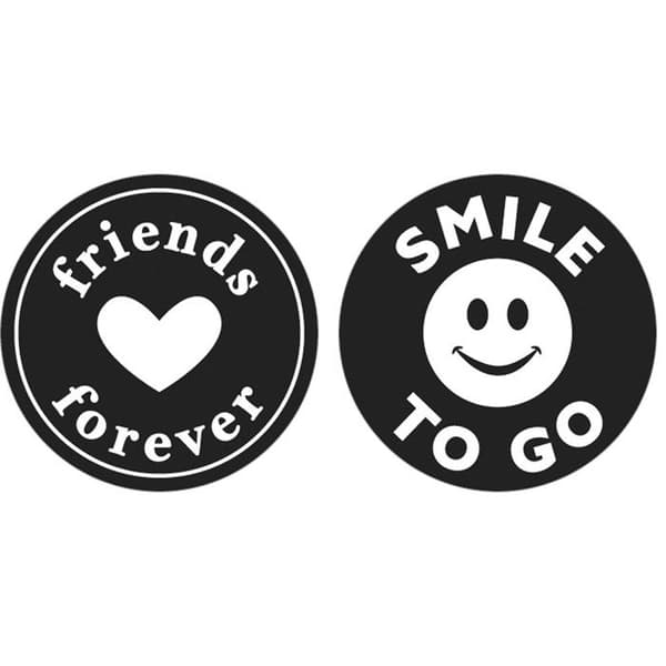 Tvålstämpel - Rayher - Friends and Smile - Naturgummi - Återanvändbar - Vegansk