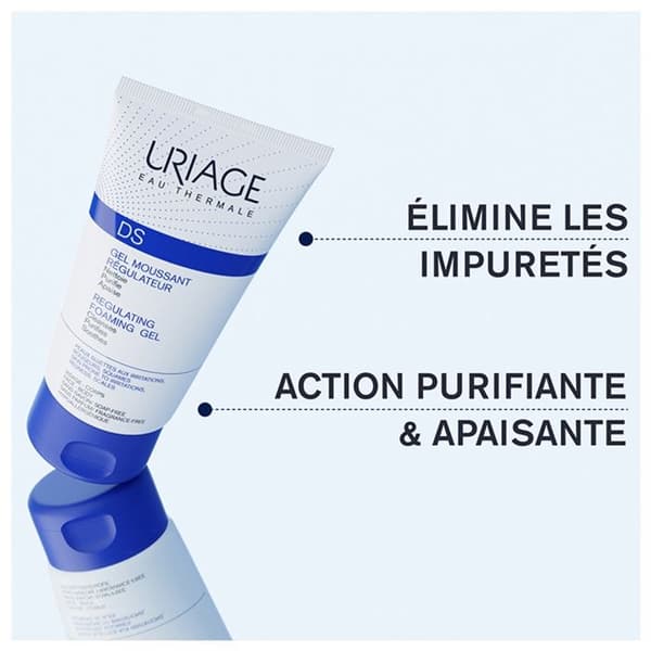 Gel Moussant - Uriage - DS Gel Moussant Régulateur - 150ml - Hypoallergen - Blandhud