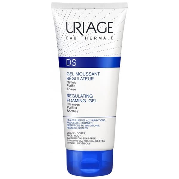 Gel Moussant - Uriage - DS Gel Moussant Régulateur - 150ml - Hypoallergen - Blandhud