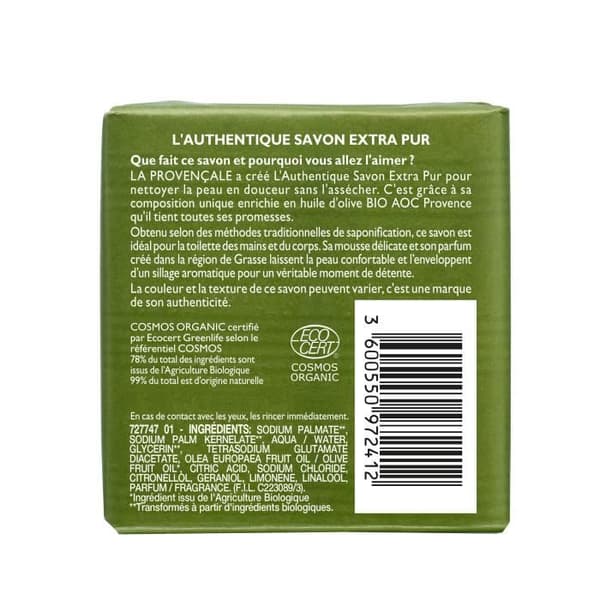 LA PROVENCALE Den autentiska extra-tvålen - 100GR