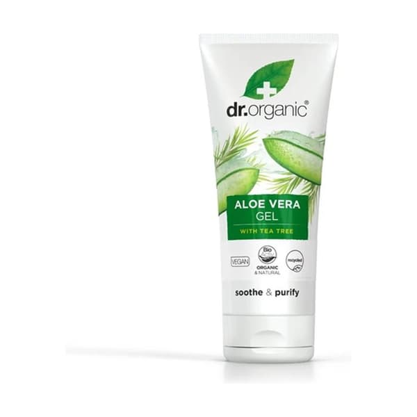 DR. ORGANIC - Dr.Organic Aloe Vera Gel med Tea Tree, 200 ml - IT 200 ml gel