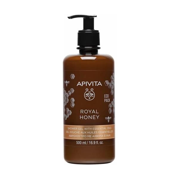 APIVITA - Cremig duschgel med eteriska oljor Ecopack 500 ml gel