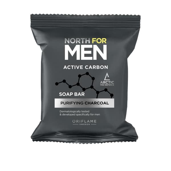 Oriflame North For Men -aktiivihiilisaippua 100 g