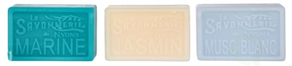 La Savonnerie De Nyons Soap Bar Set 300 g 3x100gr Blue