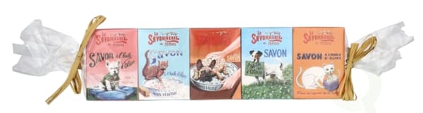 La Savonnerie De Nyons Soap Bar Set 5 Pcs - Dogs/Cats 1.25 g 5x25gr