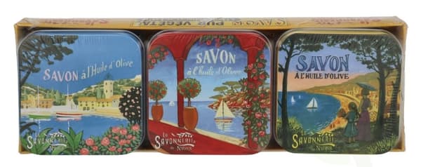 La Savonnerie De Nyons Soap Bar Set 3 Pcs - Mediterran. Lake 300 g 3x100gr