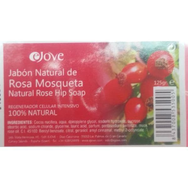 Savon - tvålblock - syndets Ejove - EJ048 - Rosensåpa Mousqueton 125 g