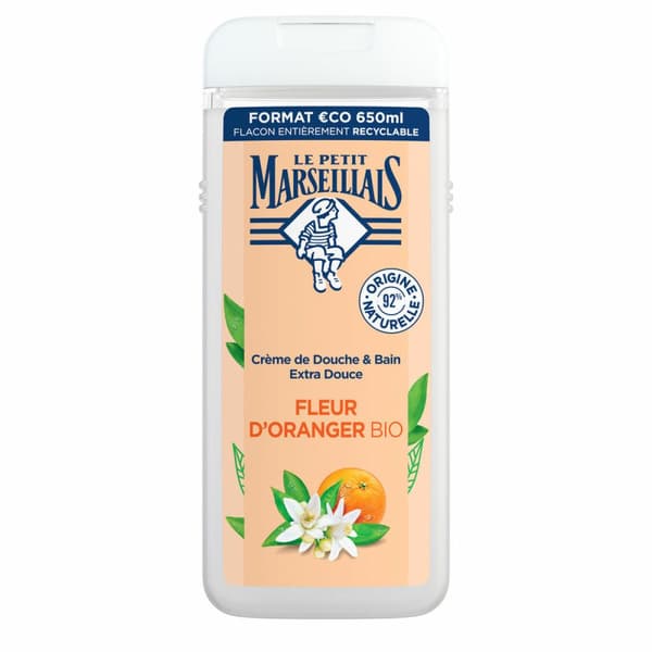 Dusjgel Le Petit Marseillais flor de azahar 650 ml
