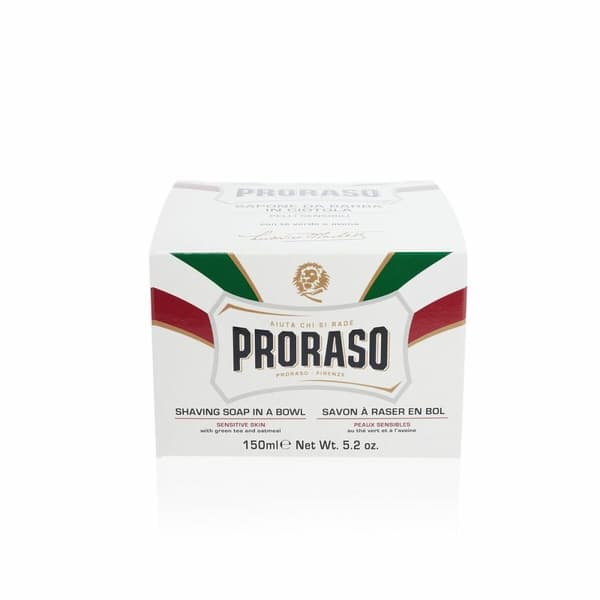 Barbersåpe White Proraso Pelli Sensibli 150 ml