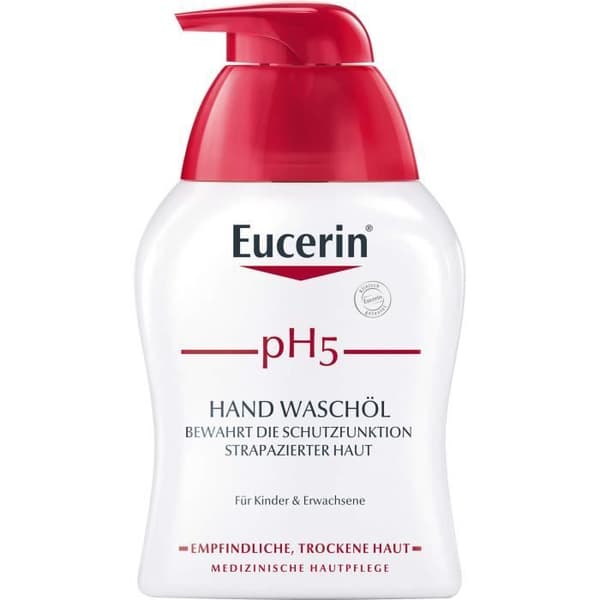 Eucerin pH5 Hand-Washolja för känslig, torr hud, 250 ml olje