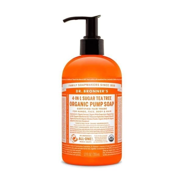 Dr Bronners+Tea Tree Sockertvål 710 ml