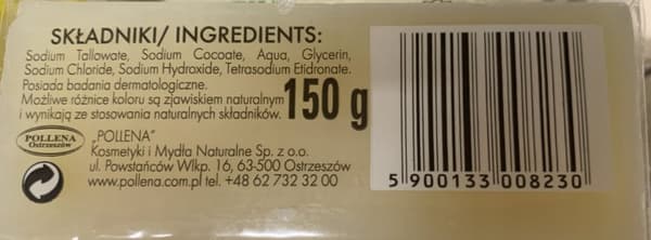 Naturlig hypoallergen barsæbe Biały jeleń 150 g