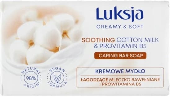 Luksja Blød bomulds-/provitamin B5-sæbestykke 100 g