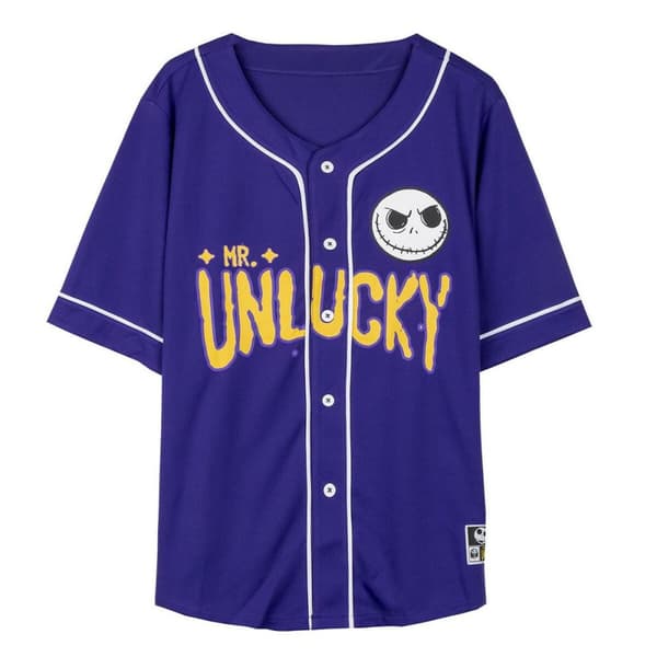 Lyhythihainen urheilupaita The Nightmare Before Christmas Baseball Unisex