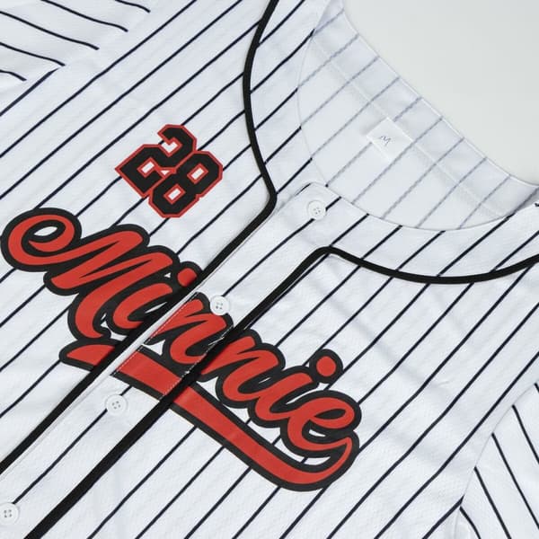 Lyhythihainen urheilupaita Minnie Mouse Baseball Unisex