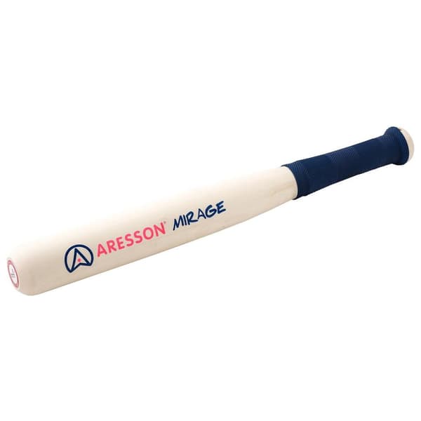 Aresson Mirage Rounders Bat Cream/Blue 18in