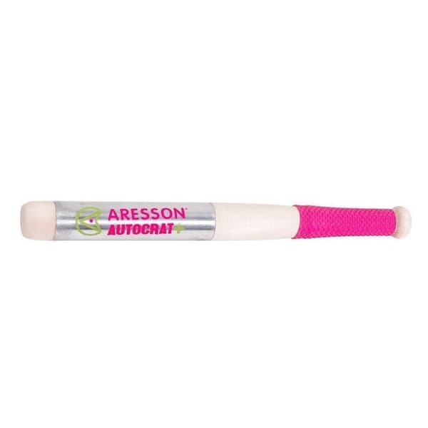 Aresson Autocrat Plus Rounders Bat Cream/Pink 18in