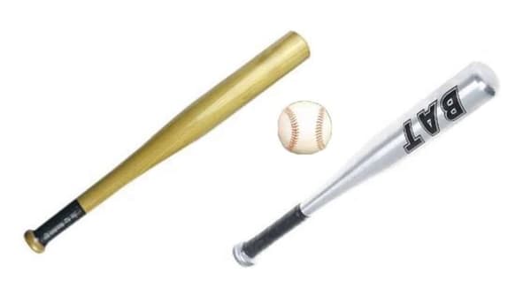 Basebollträ i aluminium inkl. boll