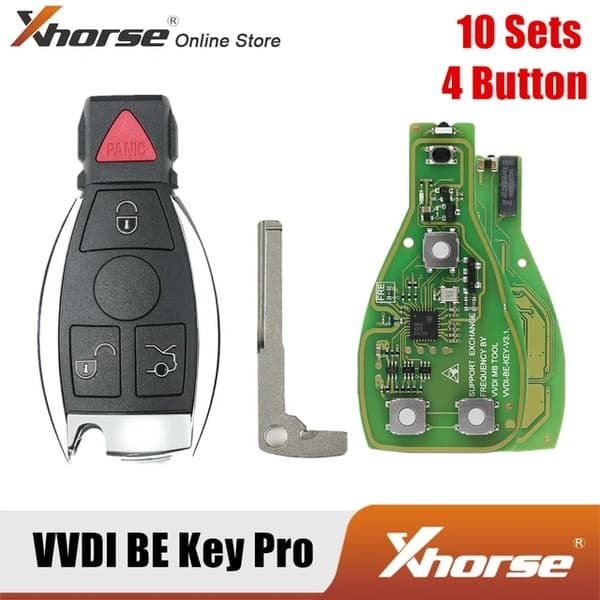 VVDI BE Key Pro, Förbättrad Version, Smart Nyckelskal