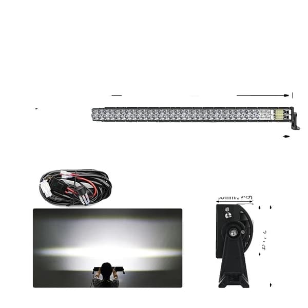 LED Lysbjælke, 2-rækker, 11000LM