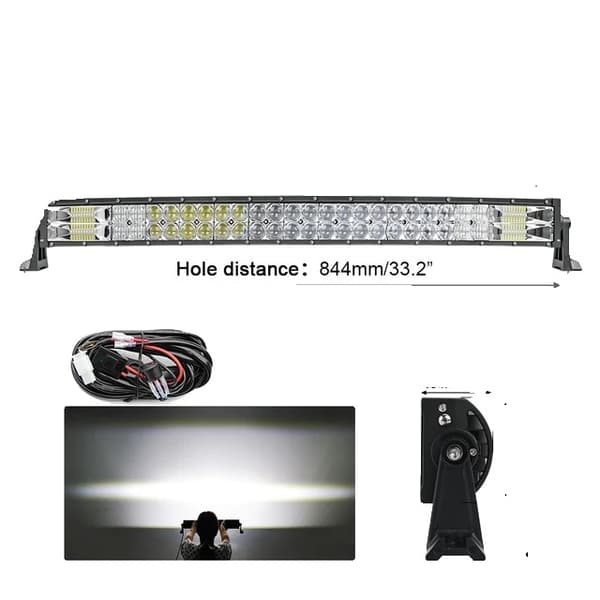 LED Lysbjælke, 2-rækker, 11000LM