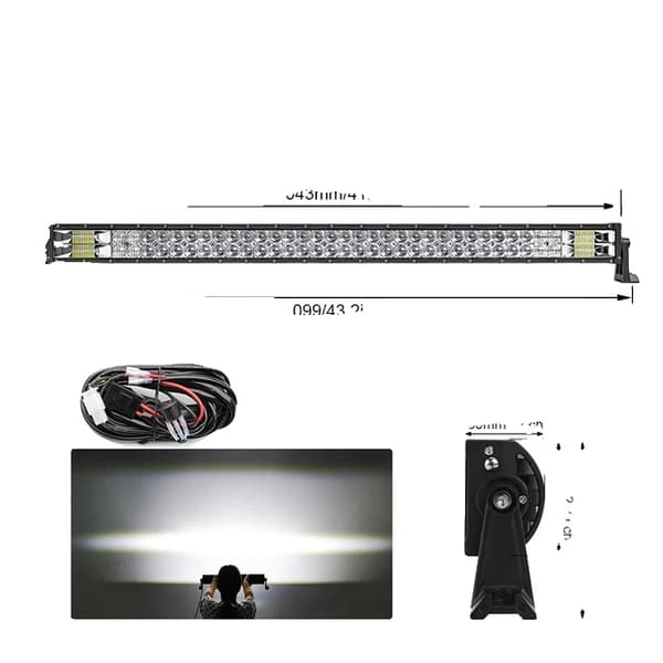 LED Lysbjælke, 2-rækker, 11000LM