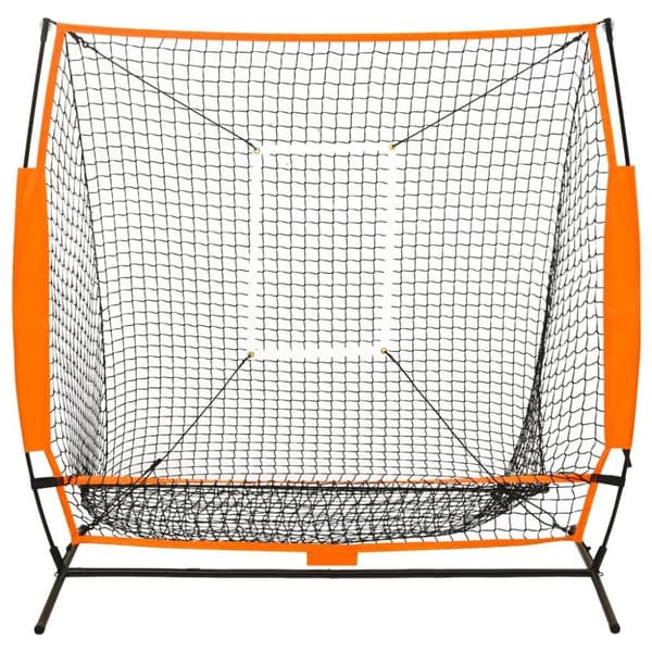 vidaXL multisport træningsnet til baseball 174x76x158,5 cm sort