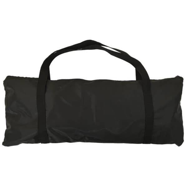vidaXL bærbart baseballnet 183x105x183 cm polyester sort og rød