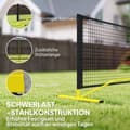 Miniatyrbild 5 av 9: Bärbar Pickleballnät, 670x60x92 cm, Gul