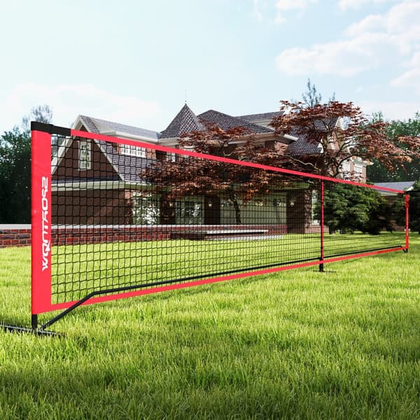 Pickleball-setti, 674x70x92 cm, punainen