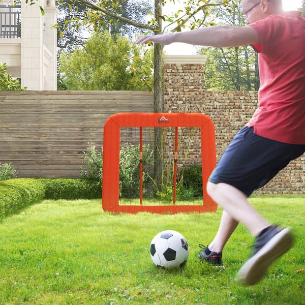 Fotbollsreturboll, 128x118x108-120 cm, Röd