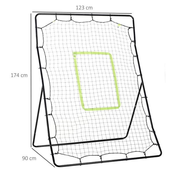 Baseball Rebounder, 123x174 cm, Sort