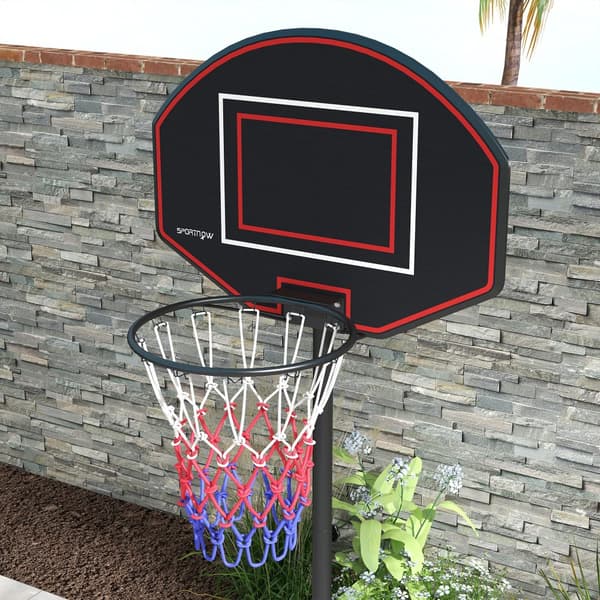 Justérbar Höjd Basketkorg, 83x2x60 cm, Svart