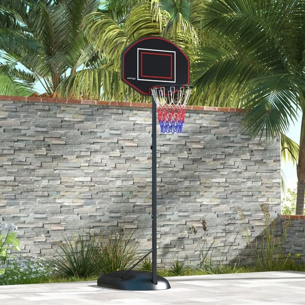 Justérbar Höjd Basketkorg, 83x2x60 cm, Svart
