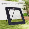 Miniatyrbillede 7 af 9: Fodboldmål, 128x118x108-120 cm, Sort