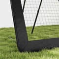 Miniatyrbillede 9 af 9: Fodboldmål, 128x118x108-120 cm, Sort