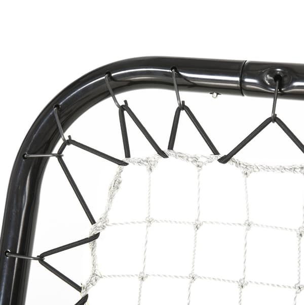 Fotboll Rebounder, 78x84x65-78 cm, Svart