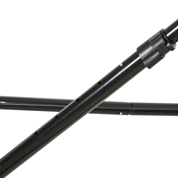 Fotboll Rebounder, 78x84x65-78 cm, Svart