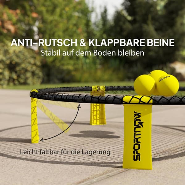 Spelset, Roundnet Set, Ø92 x 20H cm, Gul