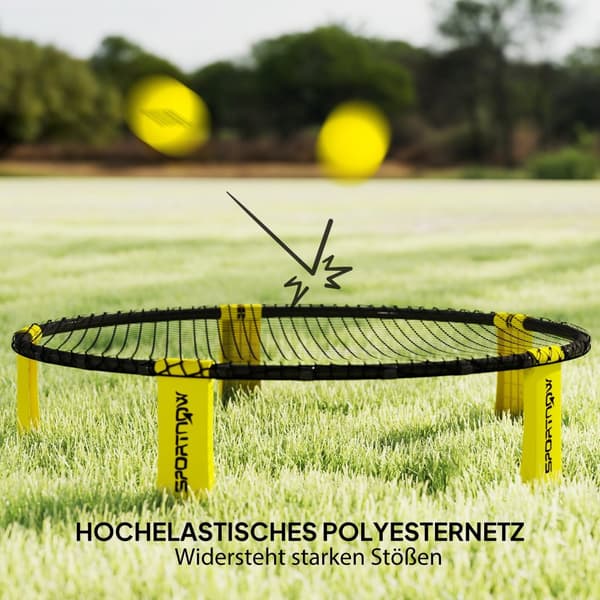 Spelset, Roundnet Set, Ø92 x 20H cm, Gul