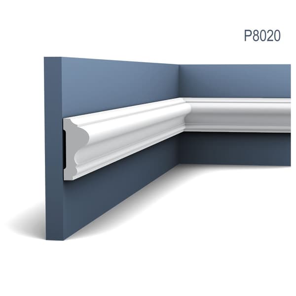 Vägglist Orac Decor LUXXUS P8020 stil tidlös / klassisk